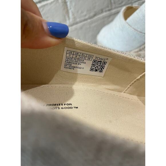 TOMS Michelle Wedge Pump NWOT 11 - Picture 9 of 9